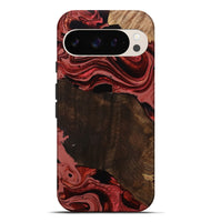 Pixel 9 Pro XL Wood Live Edge Phone Case - Beyonce (Red, 799698)