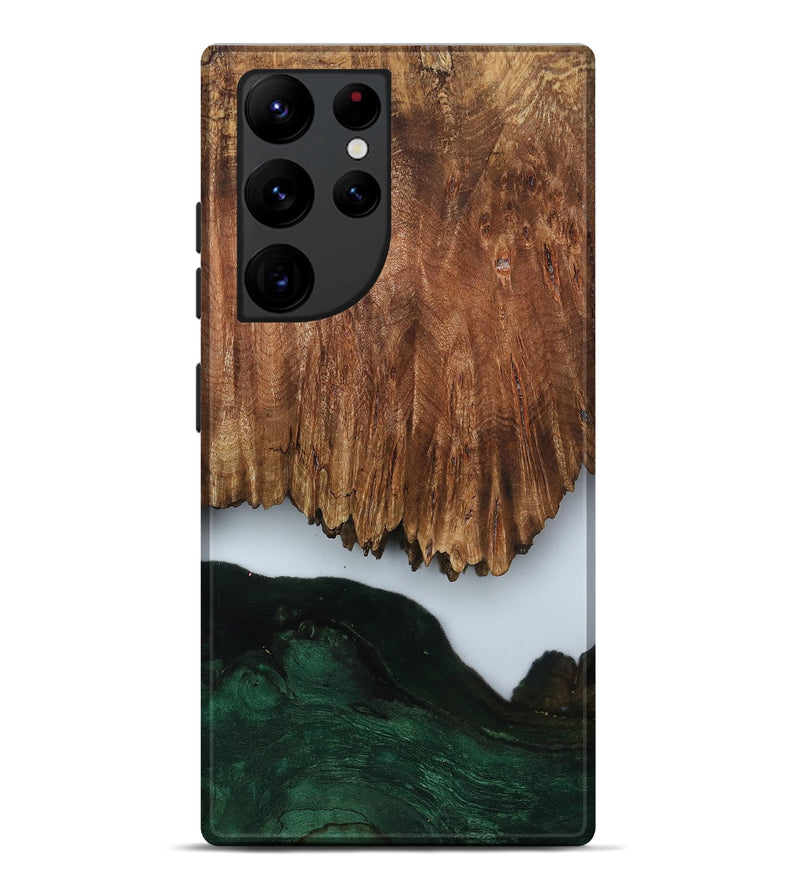 Galaxy S22 Ultra Wood Live Edge Phone Case - Nat (Clear, 799700)