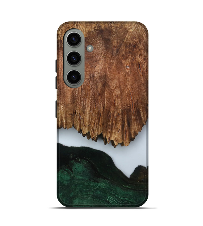 Galaxy S24 Wood Live Edge Phone Case - Nat (Clear, 799700)