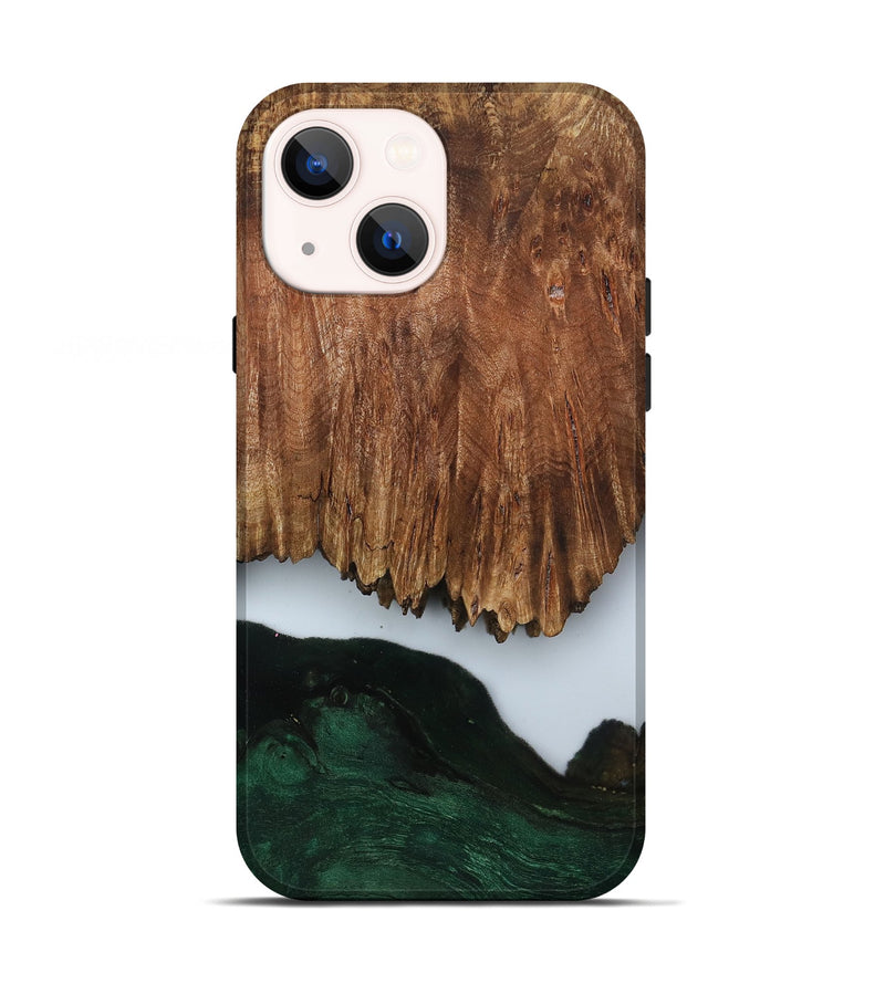 iPhone 13 Wood Live Edge Phone Case - Nat (Clear, 799700)