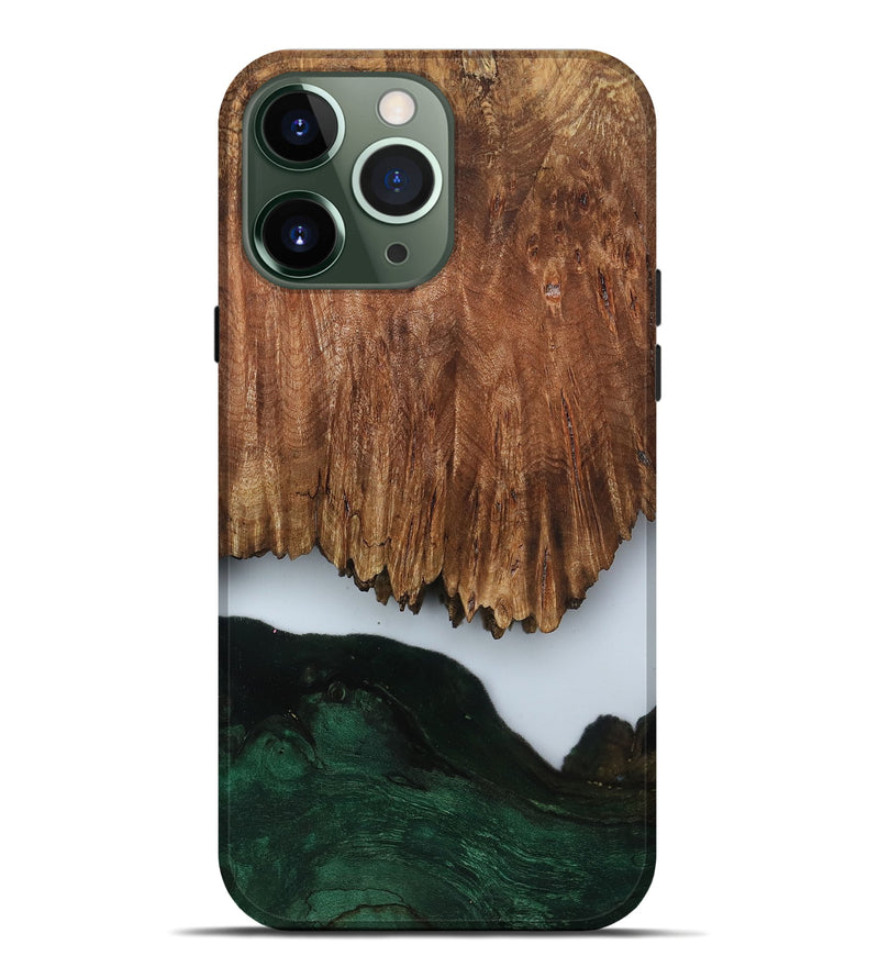 iPhone 13 Pro Max Wood Live Edge Phone Case - Nat (Clear, 799700)