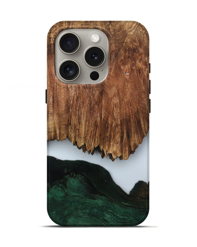 iPhone 16 Pro Wood Live Edge Phone Case - Nat (Clear, 799700)