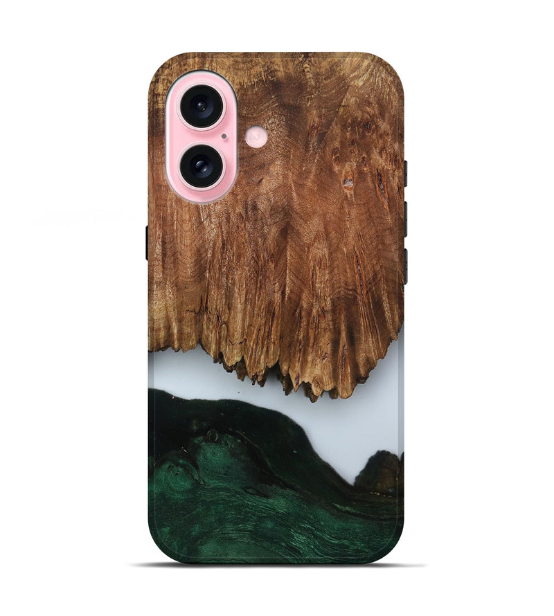 iPhone 17 Wood Live Edge Phone Case - Nat (Clear, 799700)