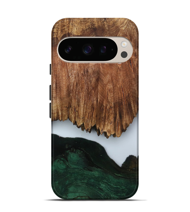 Pixel 10 Wood Live Edge Phone Case - Nat (Clear, 799700)