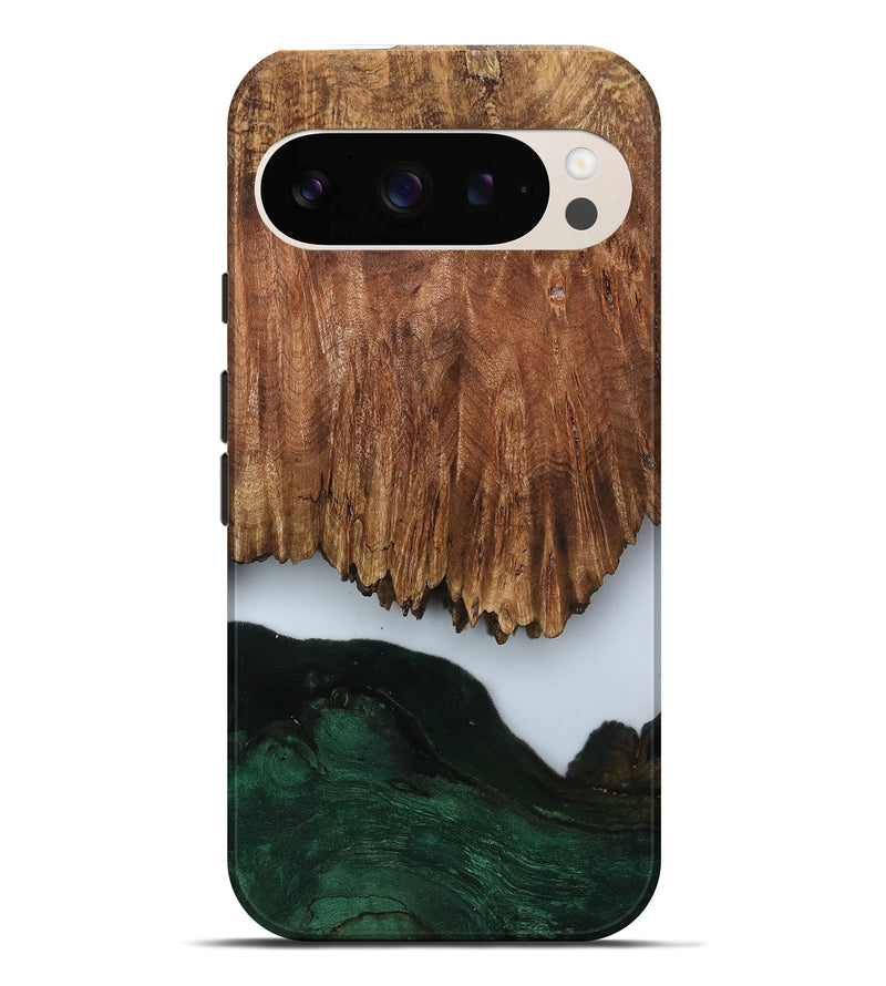 Pixel 10 Pro XL Wood Live Edge Phone Case - Nat (Clear, 799700)