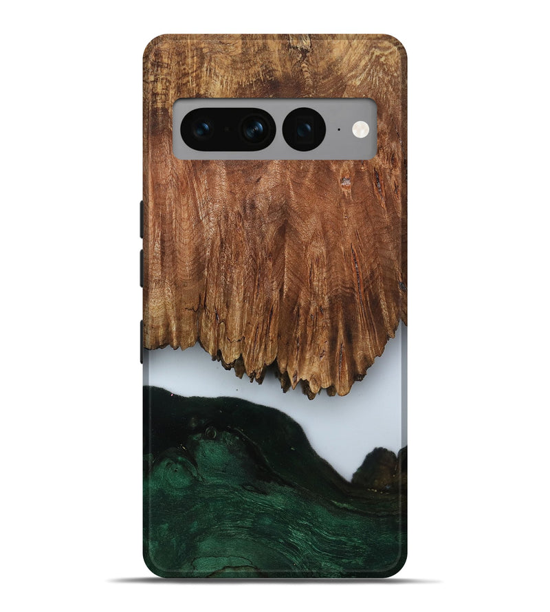 Pixel 7 Pro Wood Live Edge Phone Case - Nat (Clear, 799700)
