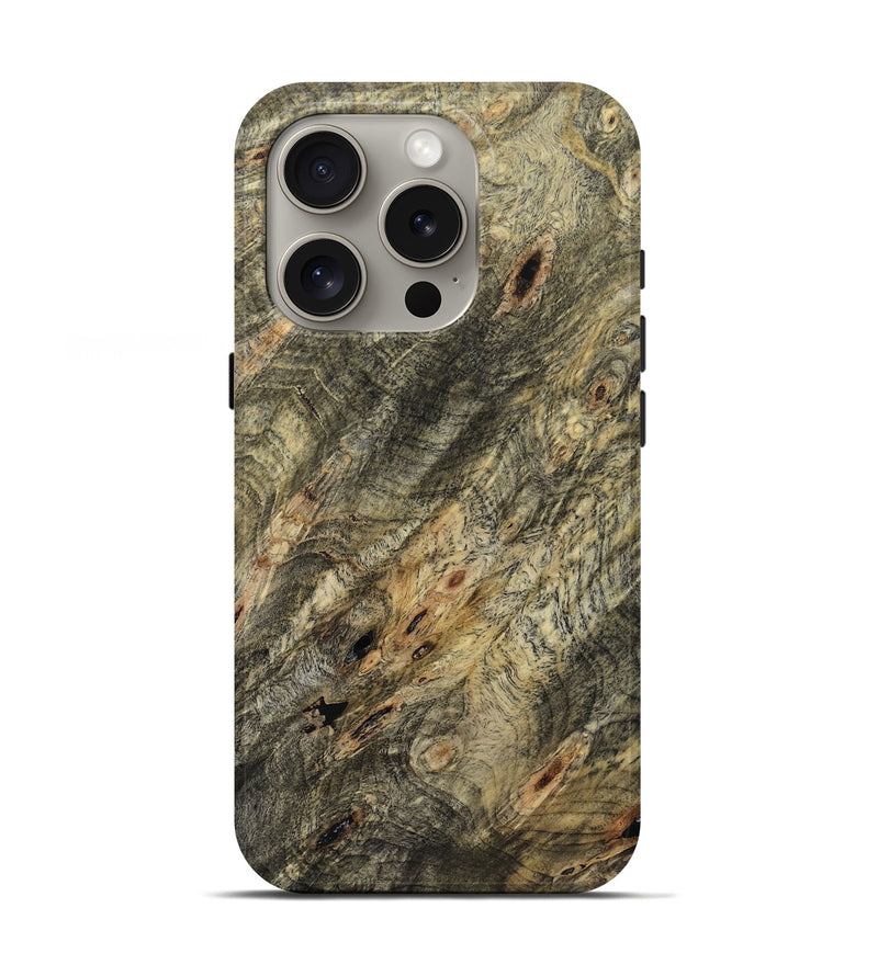 iPhone 16 Pro Wood Live Edge Phone Case - Sanford (Wood Burl, 799702)