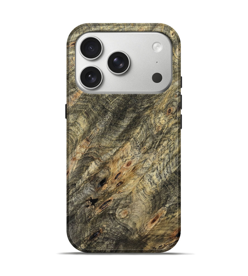 iPhone 17 Pro Wood Live Edge Phone Case - Sanford (Wood Burl, 799702)