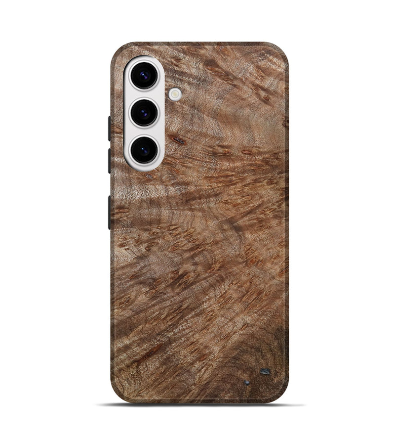 Galaxy S25 Wood Live Edge Phone Case - Bodhi (Wood Burl, 799703)
