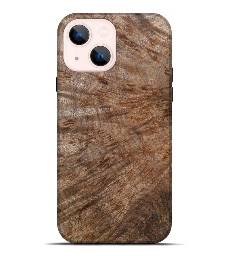 iPhone 14 Plus Wood Live Edge Phone Case - Bodhi (Wood Burl, 799703)