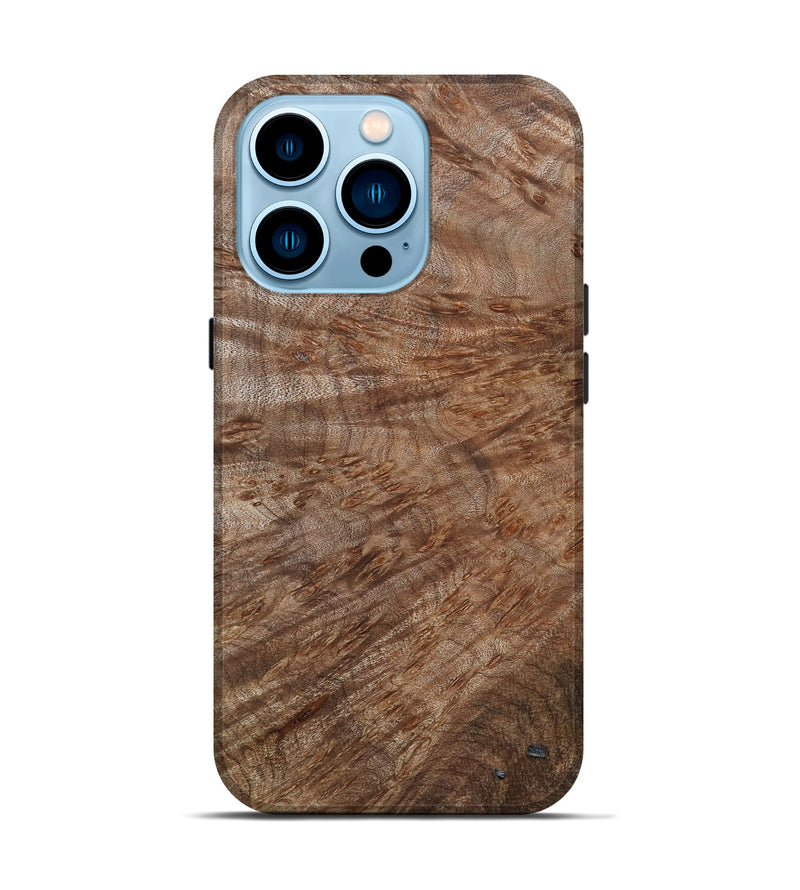 iPhone 14 Pro Wood Live Edge Phone Case - Bodhi (Wood Burl, 799703)