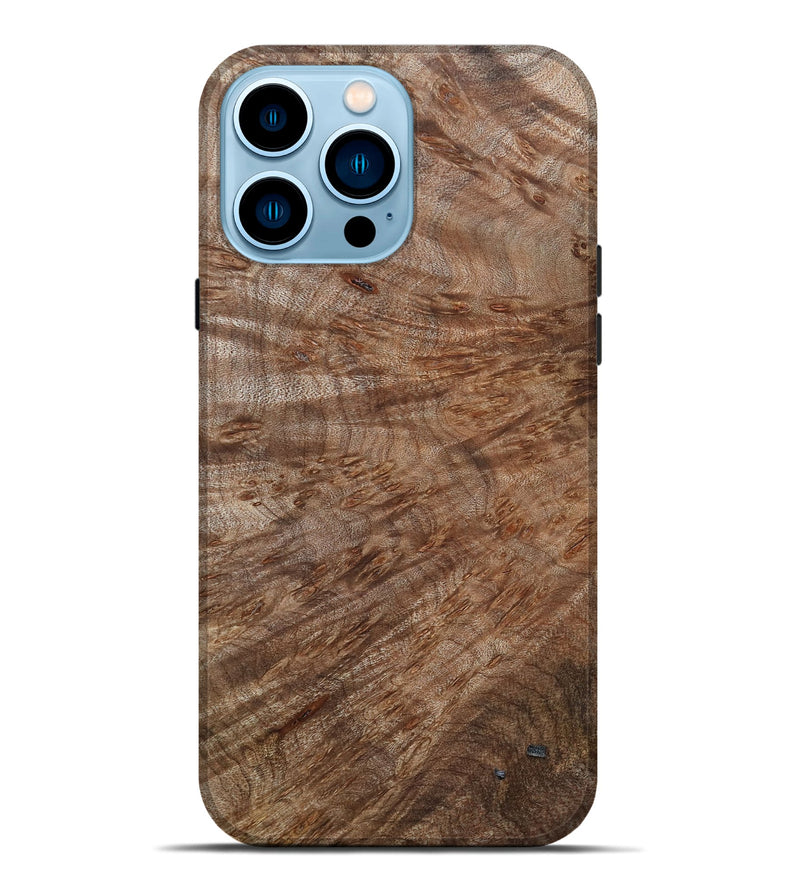 iPhone 14 Pro Max Wood Live Edge Phone Case - Bodhi (Wood Burl, 799703)