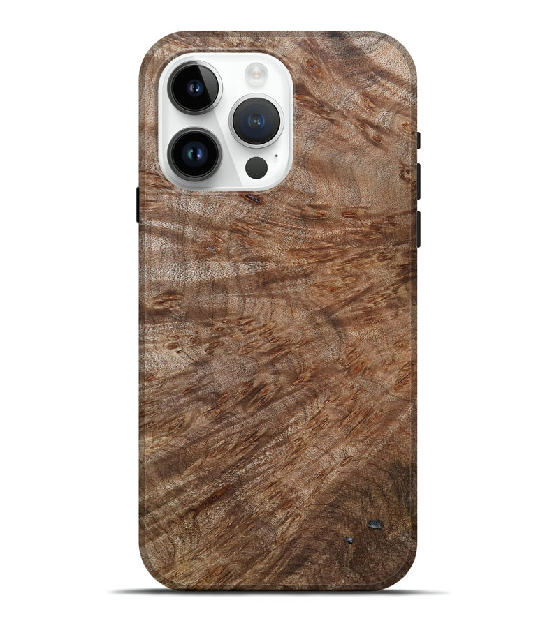 iPhone 15 Pro Max Wood Live Edge Phone Case - Bodhi (Wood Burl, 799703)
