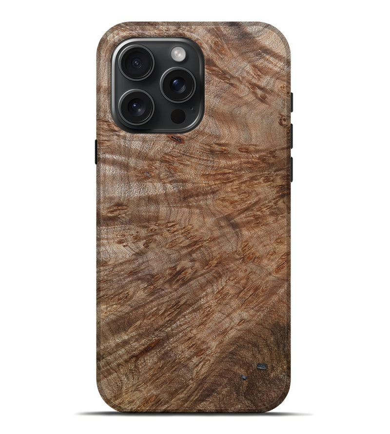 iPhone 16 Pro Max Wood Live Edge Phone Case - Bodhi (Wood Burl, 799703)