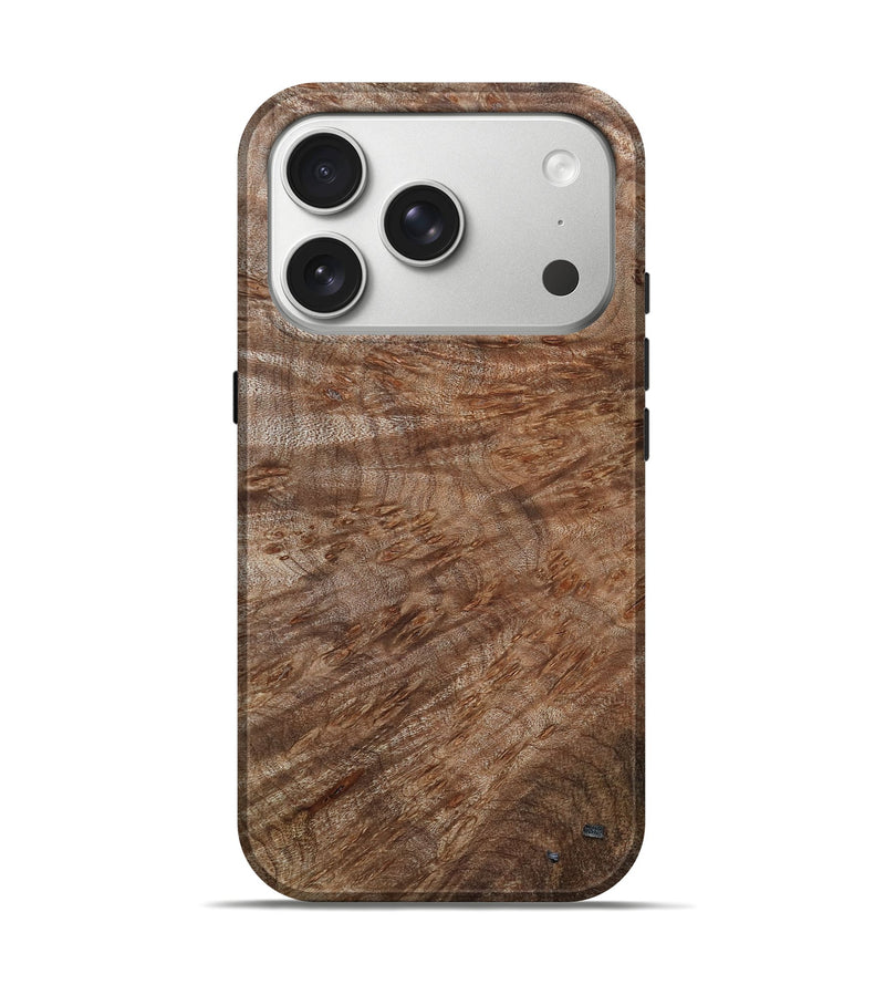 iPhone 17 Pro Wood Live Edge Phone Case - Bodhi (Wood Burl, 799703)