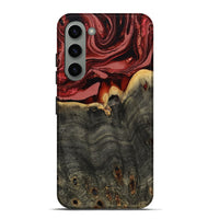 Galaxy S23 Plus Wood Live Edge Phone Case - Darleen (Red, 799706)