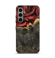Galaxy S24 Wood Live Edge Phone Case - Darleen (Red, 799706)