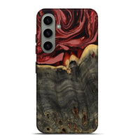 Galaxy S24 Plus Wood Live Edge Phone Case - Darleen (Red, 799706)