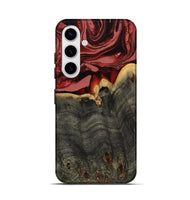 Galaxy S25 Wood Live Edge Phone Case - Darleen (Red, 799706)