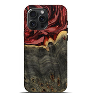 iPhone 16 Pro Max Wood Live Edge Phone Case - Darleen (Red, 799706)