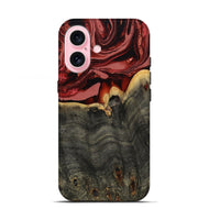 iPhone 17 Wood Live Edge Phone Case - Darleen (Red, 799706)