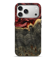 iPhone 17 Pro Max Wood Live Edge Phone Case - Darleen (Red, 799706)