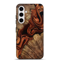 Galaxy S25 Plus Wood Live Edge Phone Case - Melisa (Red, 799707)
