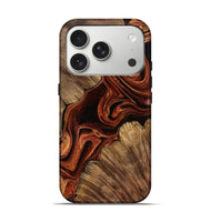 iPhone 17 Pro Wood Live Edge Phone Case - Melisa (Red, 799707)