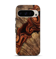 Pixel 9 Pro Wood Live Edge Phone Case - Melisa (Red, 799707)