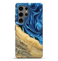 Galaxy S25 Ultra Wood Live Edge Phone Case - Allison (Blue, 799708)
