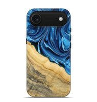 iPhone 17 Air Wood Live Edge Phone Case - Allison (Blue, 799708)