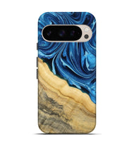 Pixel 10 Wood Live Edge Phone Case - Allison (Blue, 799708)