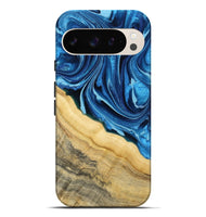 Pixel 9 Pro XL Wood Live Edge Phone Case - Allison (Blue, 799708)