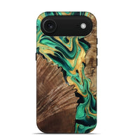 iPhone 17 Air Wood Live Edge Phone Case - Dayana (Green, 799709)