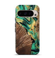 Pixel 10 Wood Live Edge Phone Case - Dayana (Green, 799709)