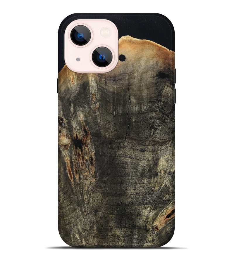 iPhone 14 Plus Wood Live Edge Phone Case - Emily (Wood Burl, 799711)