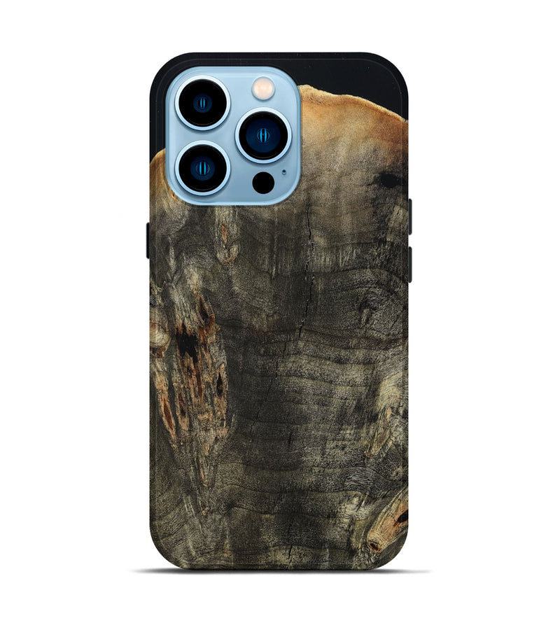 iPhone 14 Pro Wood Live Edge Phone Case - Emily (Wood Burl, 799711)