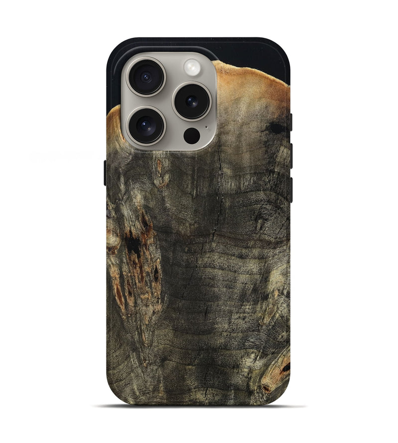 iPhone 16 Pro Wood Live Edge Phone Case - Emily (Wood Burl, 799711)