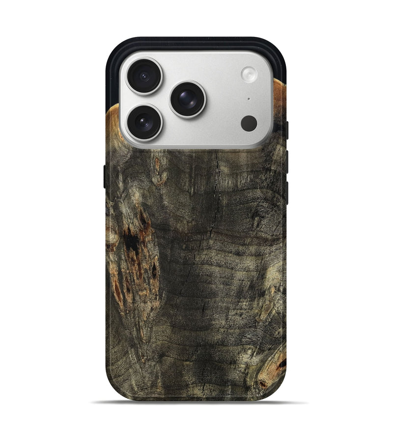 iPhone 17 Pro Wood Live Edge Phone Case - Emily (Wood Burl, 799711)