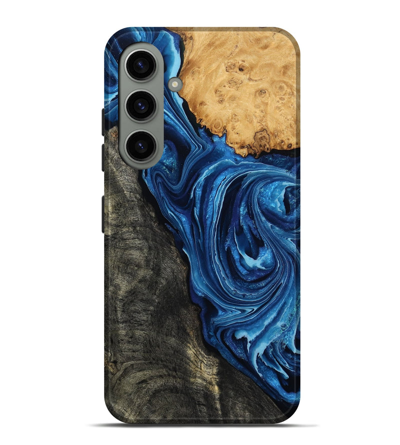 Galaxy S24 Plus Wood Live Edge Phone Case - Flynn (Blue, 799714)