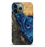 iPhone 13 Pro Max Wood Live Edge Phone Case - Flynn (Blue, 799714)