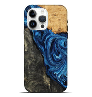 iPhone 15 Pro Max Wood Live Edge Phone Case - Flynn (Blue, 799714)