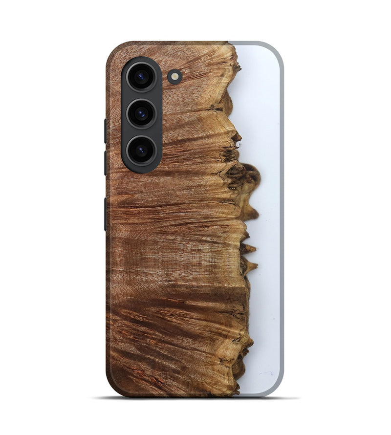 Galaxy S23 Wood Live Edge Phone Case - Avianna (Clear, 799715)
