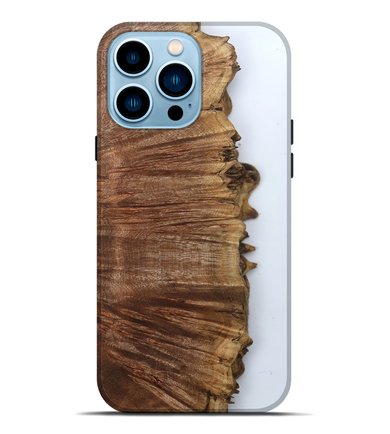 iPhone 14 Pro Max Wood Live Edge Phone Case - Avianna (Clear, 799715)