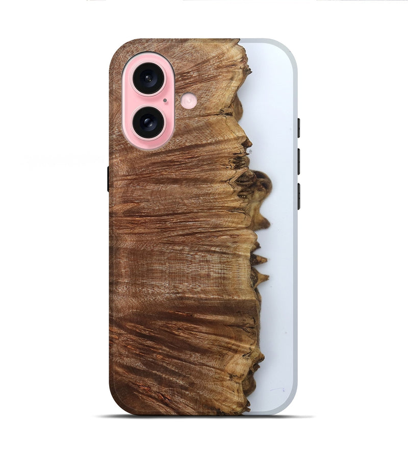 iPhone 16 Wood Live Edge Phone Case - Avianna (Clear, 799715)