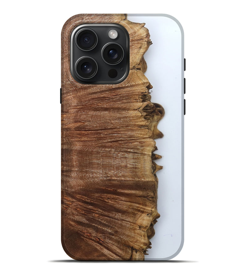 iPhone 16 Pro Max Wood Live Edge Phone Case - Avianna (Clear, 799715)