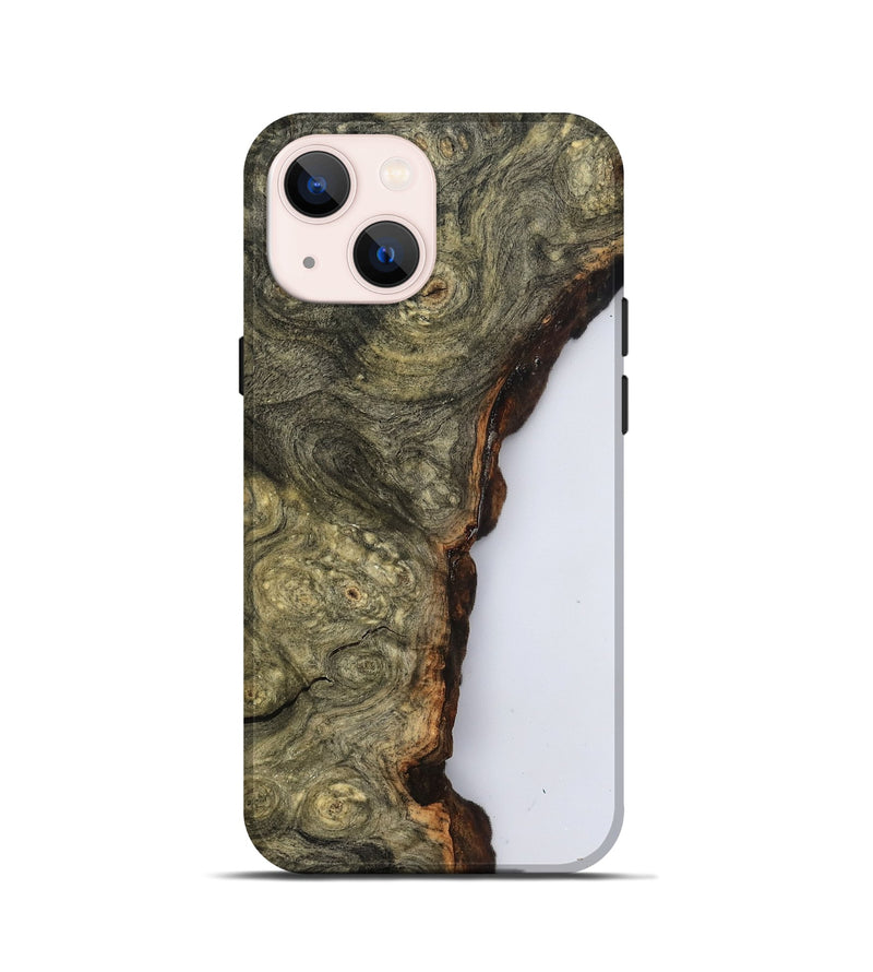 iPhone 13 mini Wood Live Edge Phone Case - Ryann (Clear, 799716)