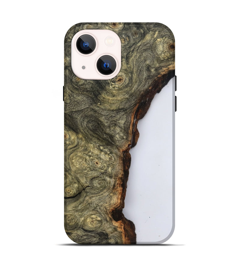 iPhone 14 Wood Live Edge Phone Case - Ryann (Clear, 799716)