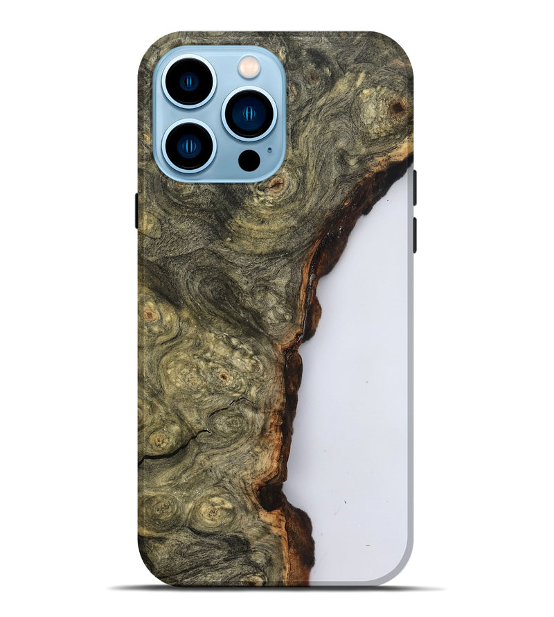 iPhone 14 Pro Max Wood Live Edge Phone Case - Ryann (Clear, 799716)