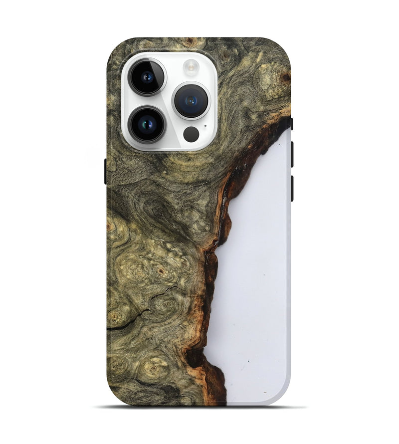 iPhone 15 Pro Wood Live Edge Phone Case - Ryann (Clear, 799716)